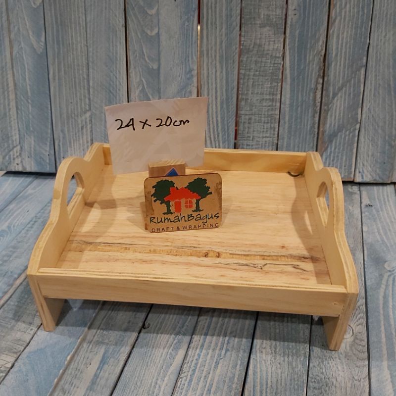 tray kayu /hantaran/ baki kayu/ baki serbaguna