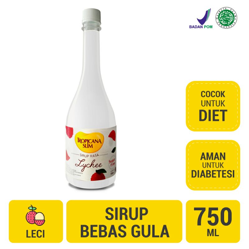 

tropicana slim syrup sirup leci 750ml sugar free