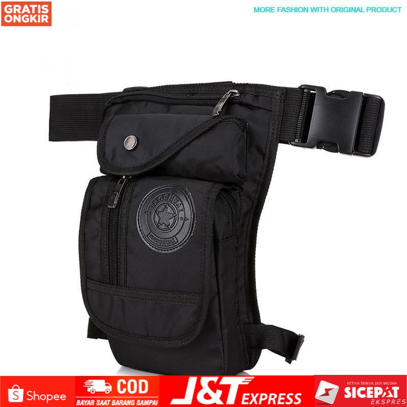 TAS SELEMPANG ANTI AIR WAIST BAG PRIA SLINGBAG IMPORT PREMIUM ORIGINAL HITS HAOUSHUAI MK325RR-GROSIR