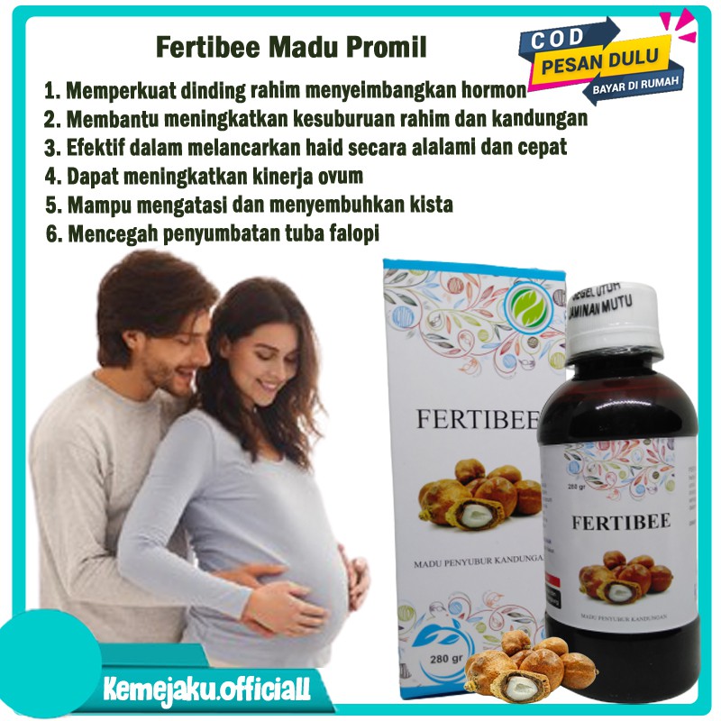 Fertibee Suplemen Promil Madu Zuriat - Paket Madu Promil - Program Hamil SUAMI ISTRI