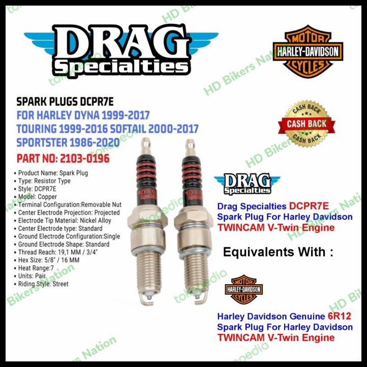 Busi Harley - Drag Dcpr7E Twincam For Dyna, Touring, Softail, Sporster