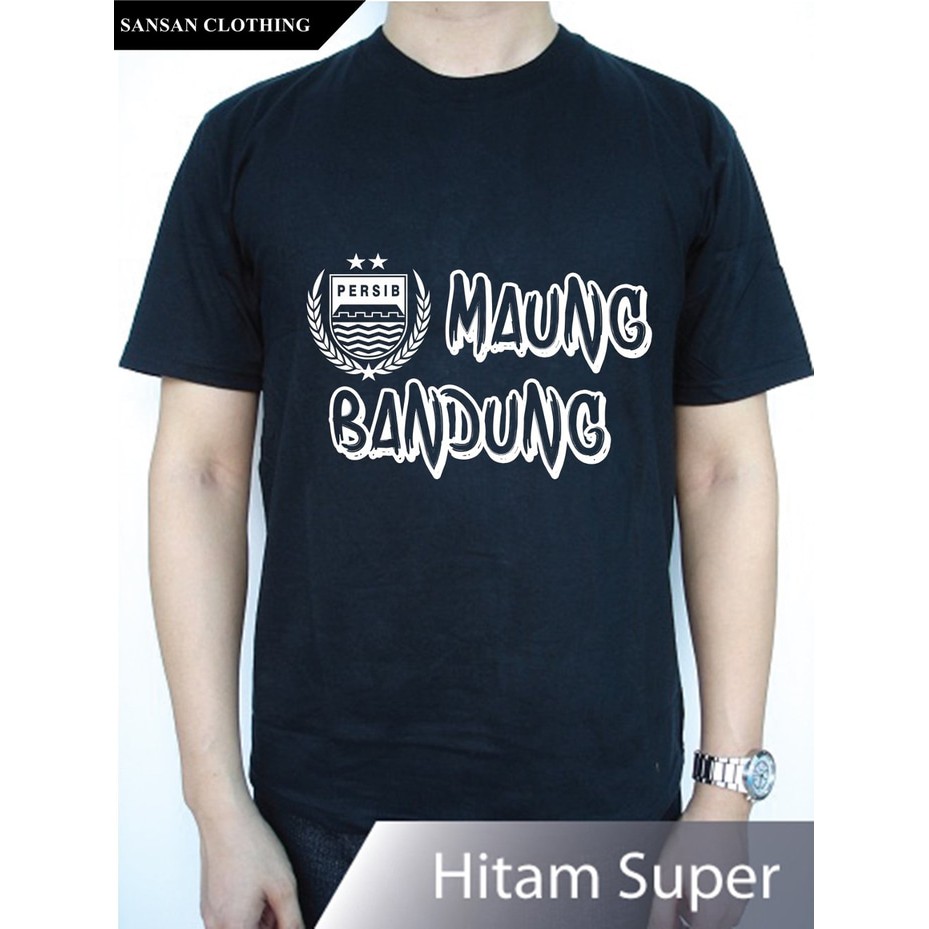 KAOS COMBED 30S BAJU TSHIRT PERSIB MAUNG BANDUNG   VIKING BOBOTOH BANDUNG