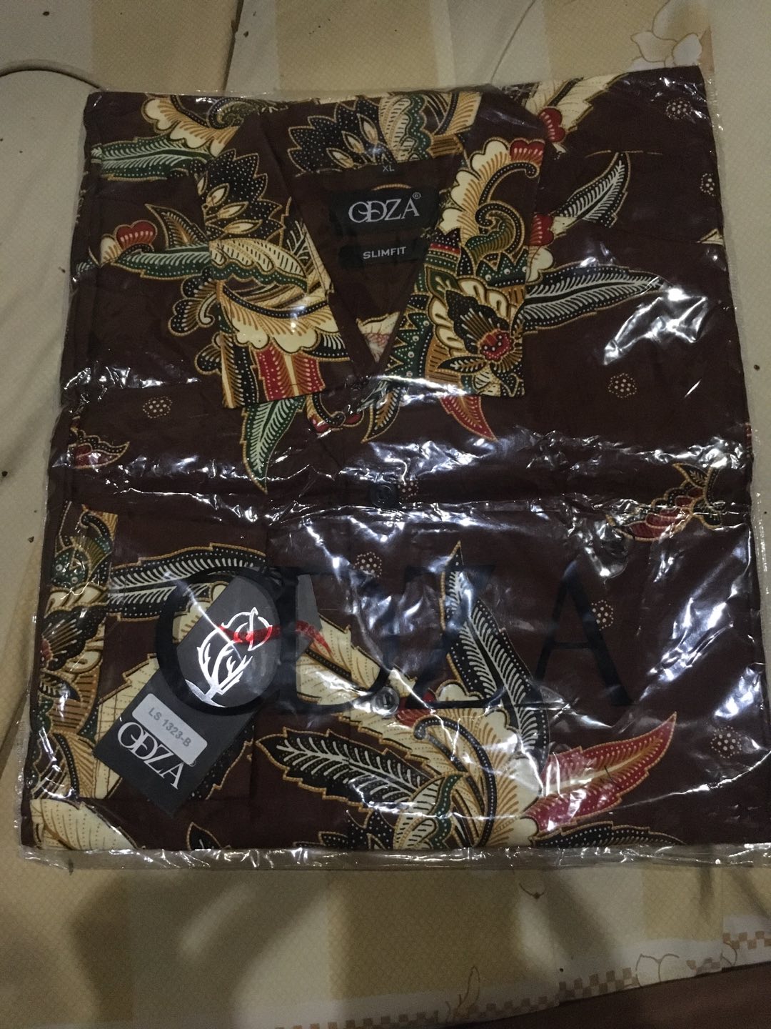 Odza Kemeja Batik Solo Pekalongan Slimfit Lengan Panjang Pria Modern Didimus