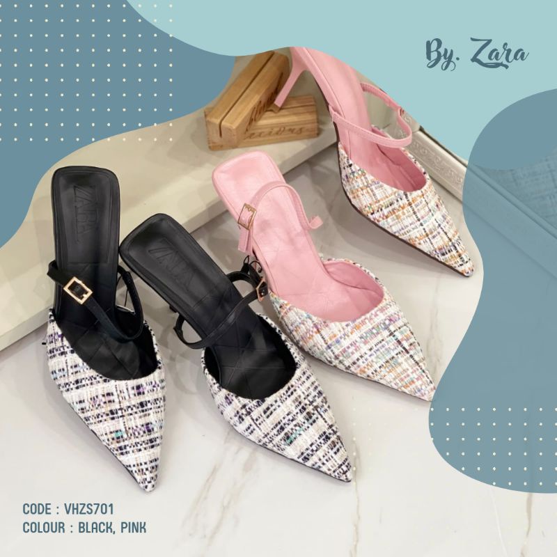 HEELS SHOES ZR | SEPATU ZARAAA (VHZS701) | SEPATU BRANDED