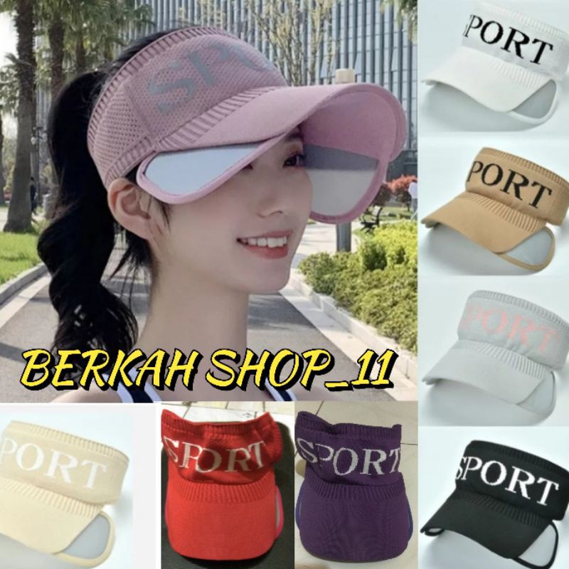 Topi sport sayap banyak warna ready stok