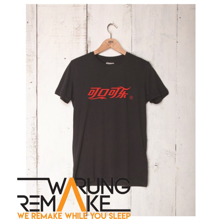 KAos Tshirt Baju Combed 30S Distro Coca Cola Drink China Version