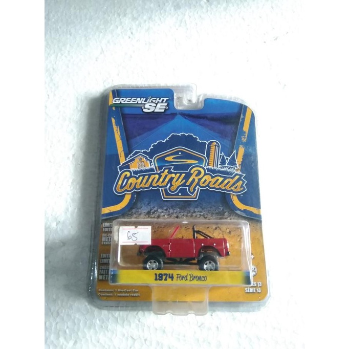 Ready stock] GREENLIGHT 1974 FORD BRONCO COUNTRY ROADS SERIES