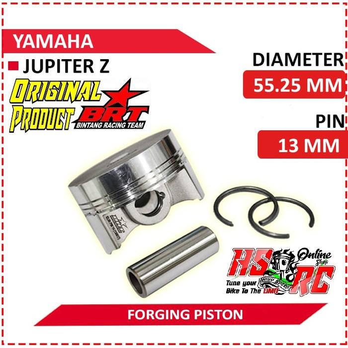 Piston Racing Jupiter z Forging BRT 55.25mm Pen 13mm Seher Jupiter z Road Race DRAG Seker Grasstrack