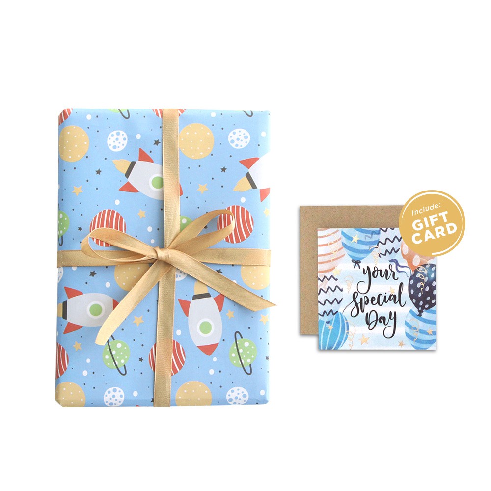 

Paket Kertas Kado & Kartu Harvest Gift Set - Baby Space