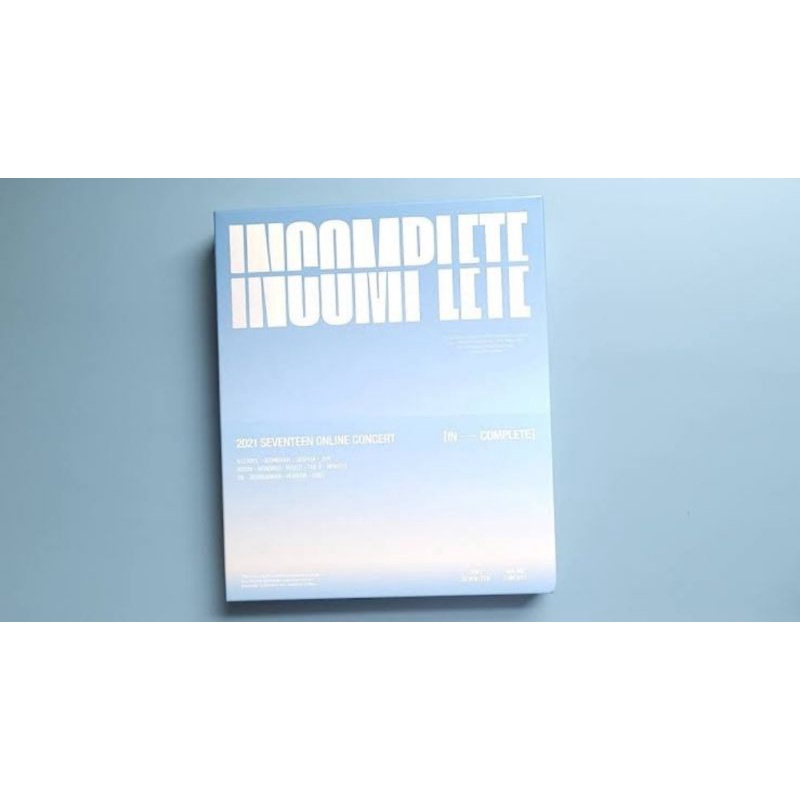 [PELUNASAN] DVD INCOMPLETE SEVENTEEN