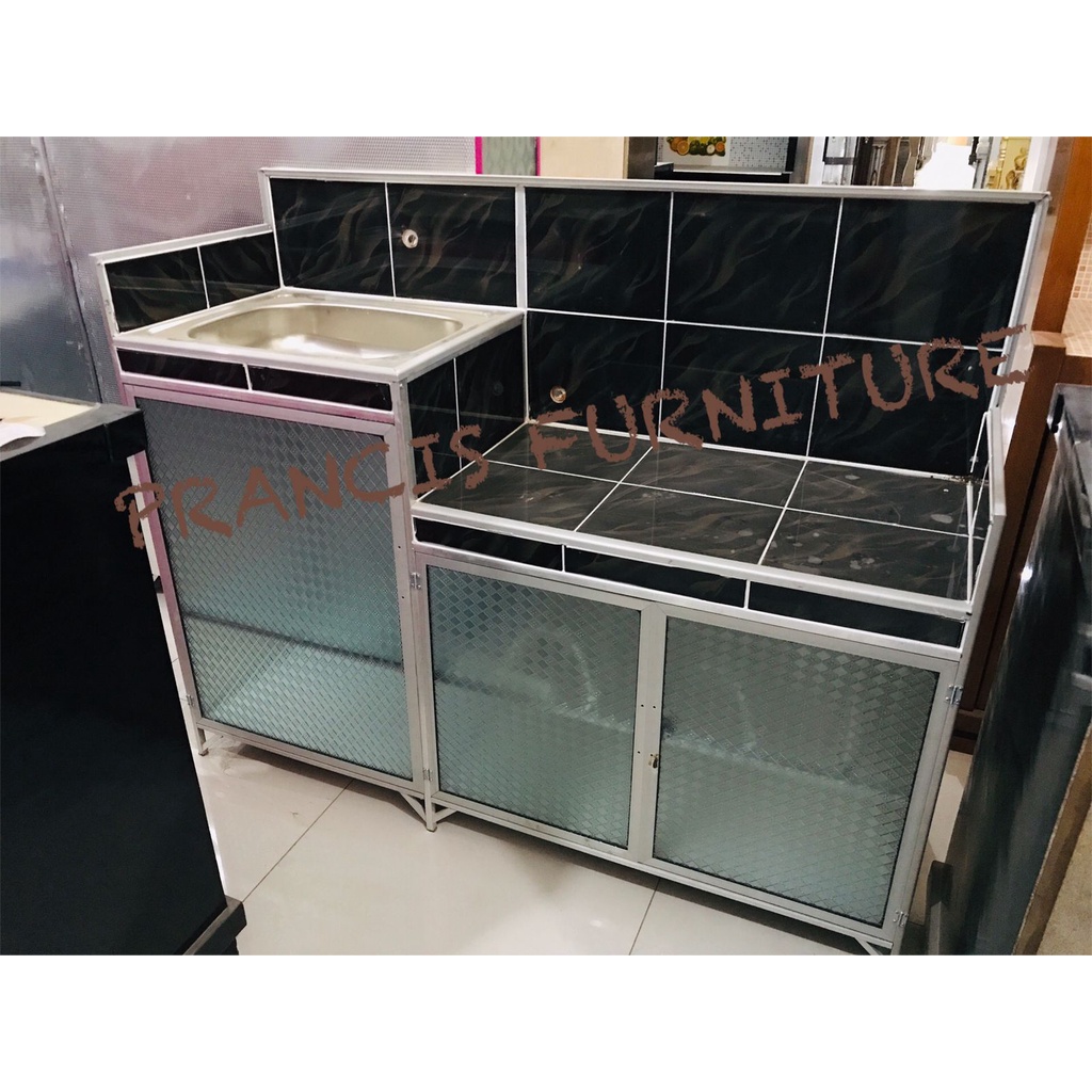 MEJA KOMPOR KERAMIK MEJA KOMPOR WASTAFEL MEJA KOMPOR PINTU 3