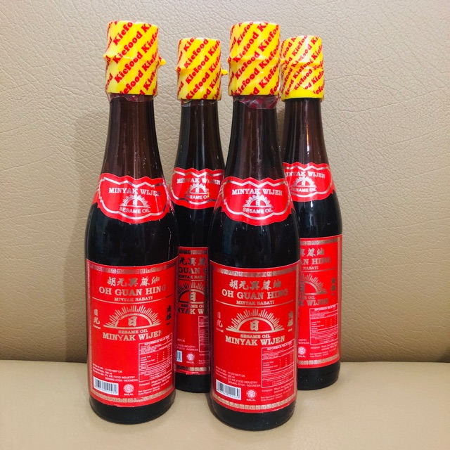 

Minyak wijen matahari oh guan hing 300ml harga sudah termasuk free bubble