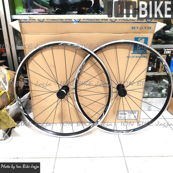 READY wheelset shimano rs100 ready for 11 speed - 20-24 hole ringan aero - roadbike sepeda balap