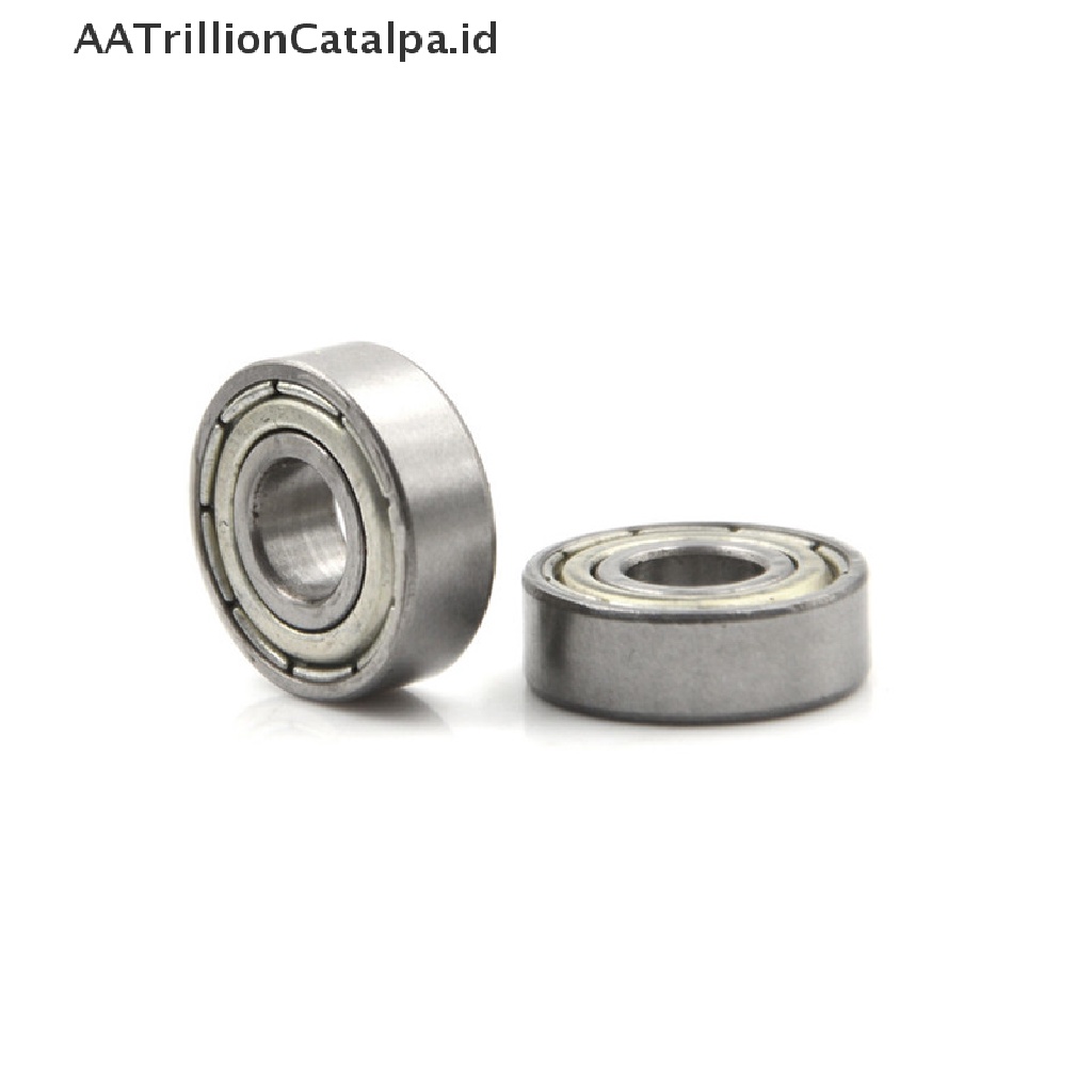 10pcs 696ZZ Deep Groove Miniatur Ball Bearing 6x15 X 5mm Bahan Metal