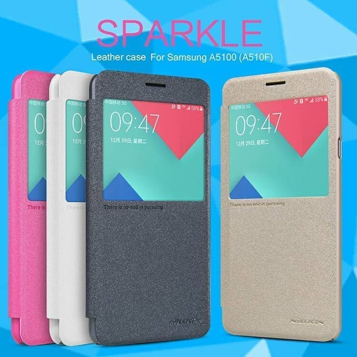 SAMSUNG Galaxy A5 2016 Flip Cover NILLKIN Sparkle Case