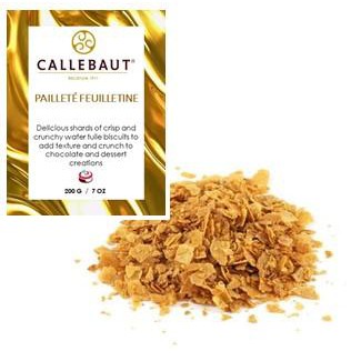 Callebaut Feuilletine / Callebaut Fellutine / The Original French Biscuit 250Gr [Feuilletine crunch]