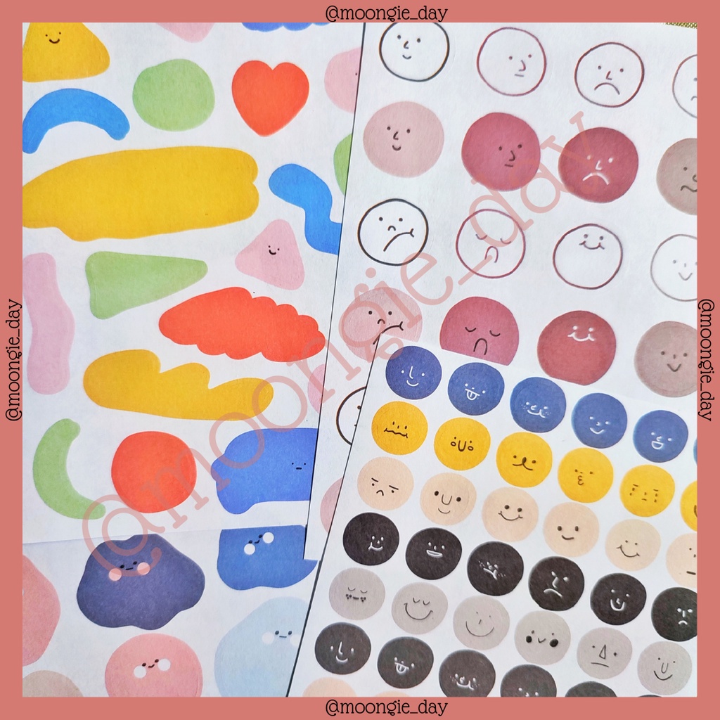 

1 LEMBAR STIKER TEMA HAPPY FACE STICKERS BAHAGIA SEDIH EMOTICON BULLET JURNAL LUCU MURAH DIY DIARY [ 22 ]