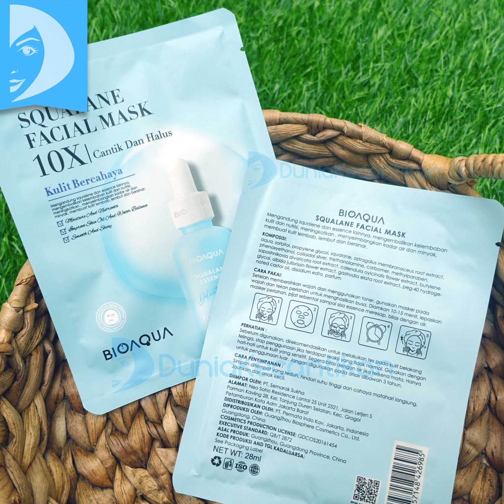 Bioaqua Essence 10X Facial Mask Sheet Mask Bio Aqua Serum Sheetmask