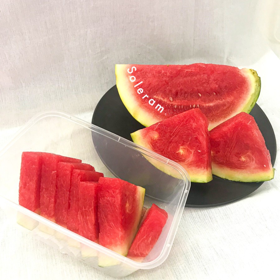 

Buah semangka potong | Ready to Eat | Perpack | manis fresh