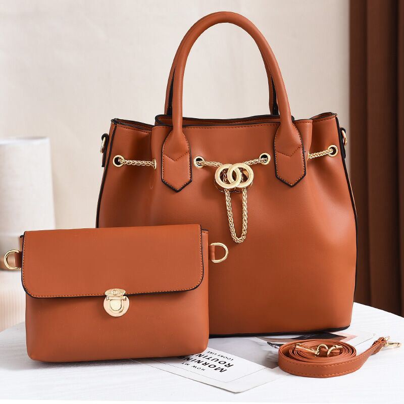 BJ23186 (2IN1) - BLACK/BROWN/GREEN/KHAKI/RED - TAS IMPORT TAS WANITA FASHION IMPORT MODIS ELEGAN TERMURAH TERLARIS TERBARU BAGSTORE JAKARTA TAS BATAM JT3186 BQ2780