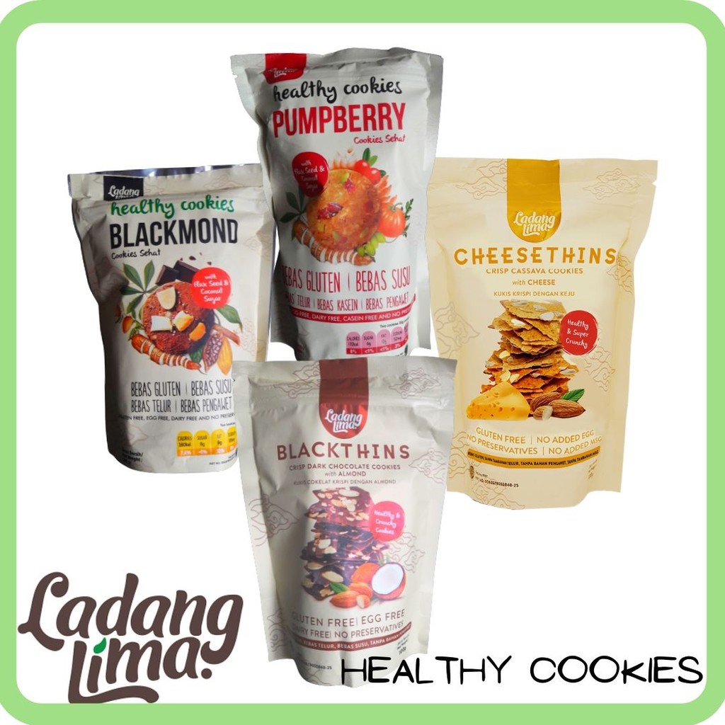 

COOKIES LADANG LIMA BLACKMOND PUMPBERRY/GLUTEN FREE COOKIES