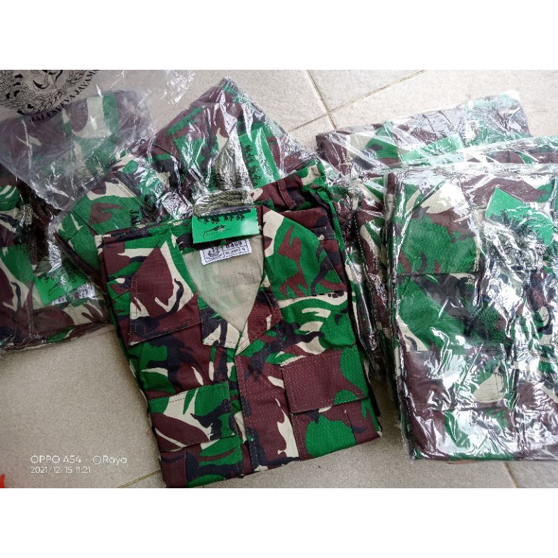 ORI 100%. baju PDL Jatah TNI AL 2021. (Sritex)