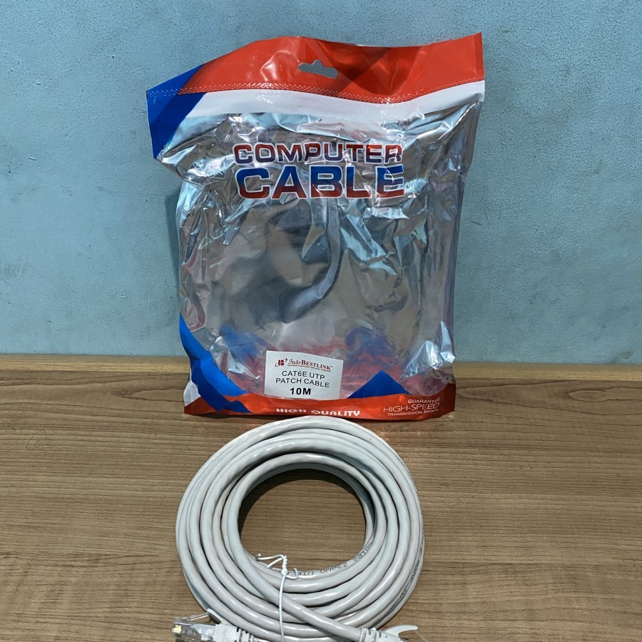 KABEL LAN 10 METER CAT6 / KABEL UTP HIGH QUALITY 10M - BESTLINK