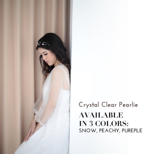 Crystal Clear Pearlie Robe (SNOW/WHITE)