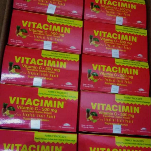 Vitamin C vitacimin 1 box isi 20 tablet