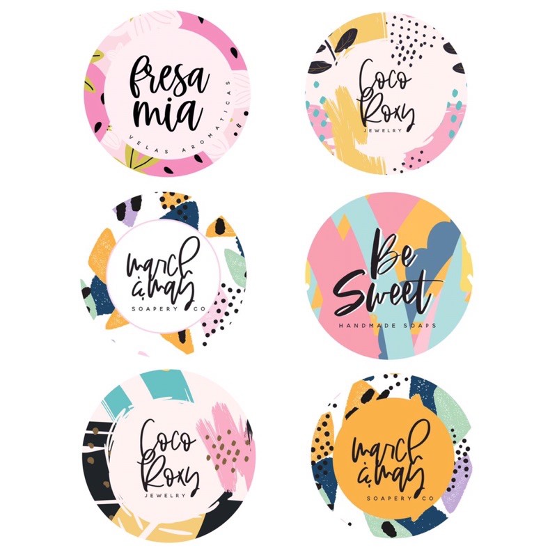 (DRAN FULLCOLOR) Jasa bikin desain logo toko olshop fashion jasa logo bisnis