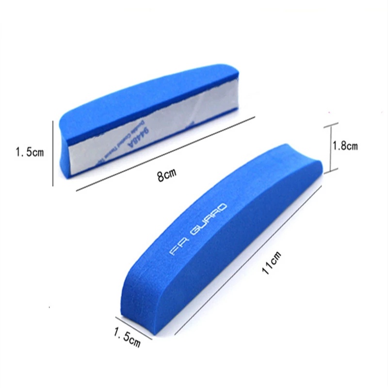 4pcs Stiker strip Karet Pelindung Pinggiran Pintu Mobil Otomatis Anti Gores