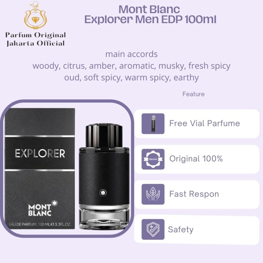 Parfum Parfume Perfume Asli Perawatan Kecantikan Original Import Branded Pria Laki Laki Cowok Montbl