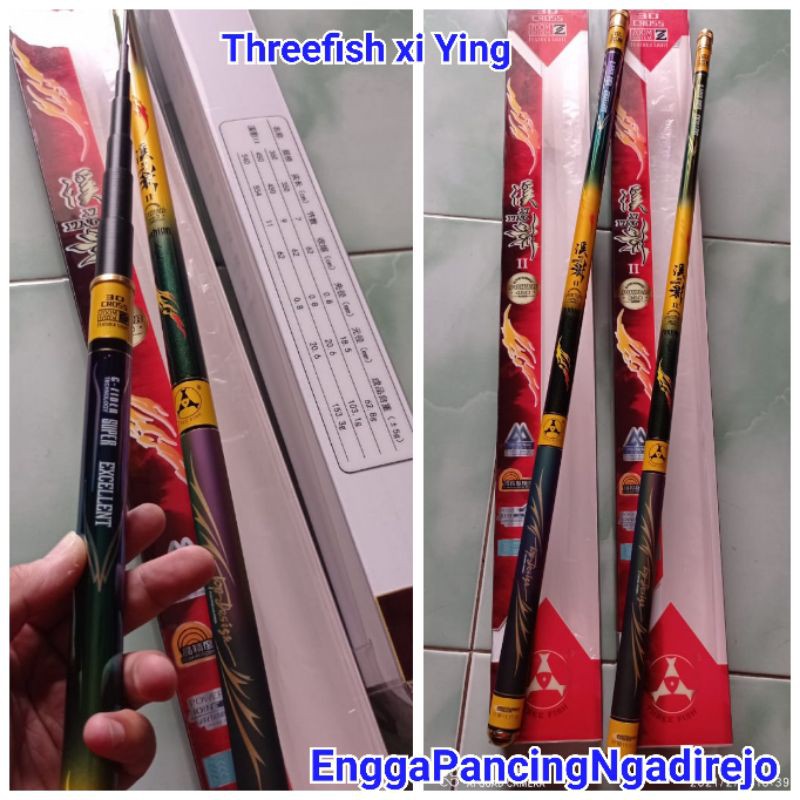 joran pancing Threefish xi ying