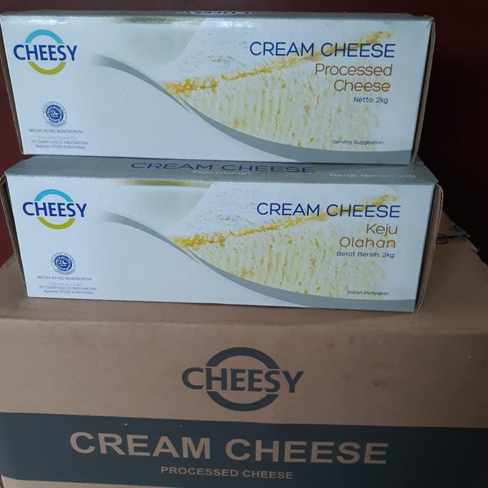 Cheesy Cream Cheese Processed 2Kg/ Cream Cheese Cheesy 2Kg Uluyaala