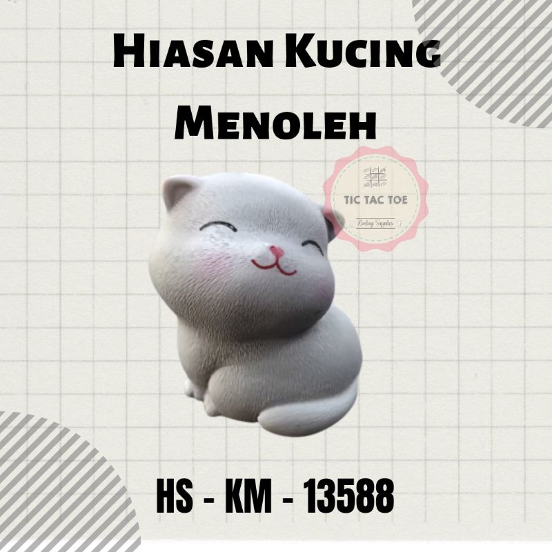 Hiasan Cake Topper Kucing