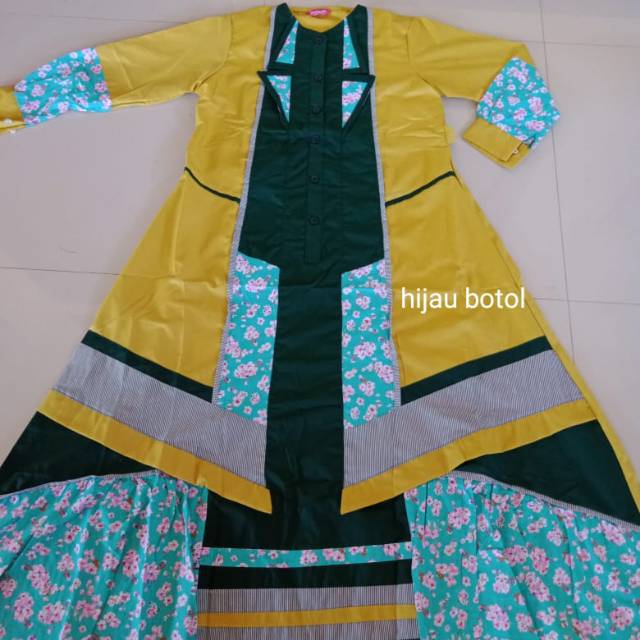 Gamis tuneeca kw / gamis toyobo