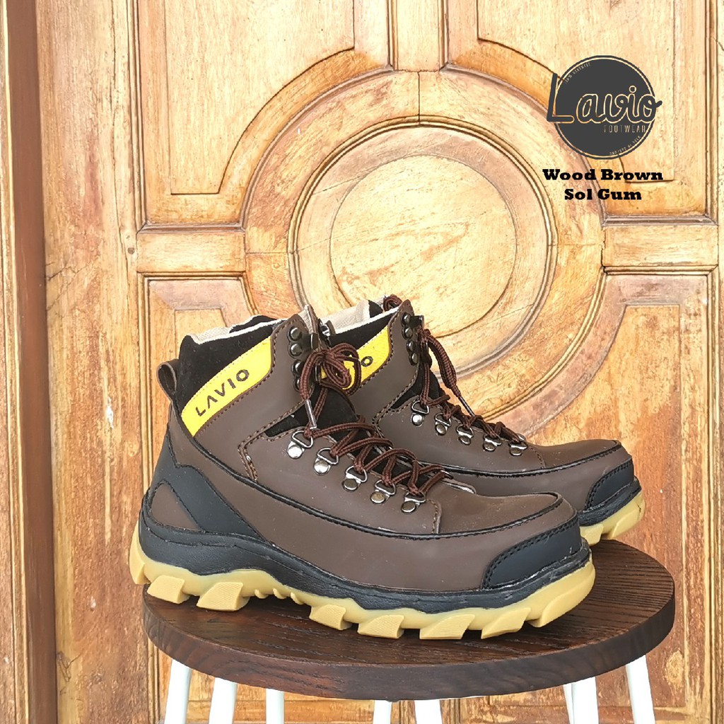 SEPATU SAFETY PRIA LAVIO WOOD ORIGINAL. BOOTS SAFETY KERJA