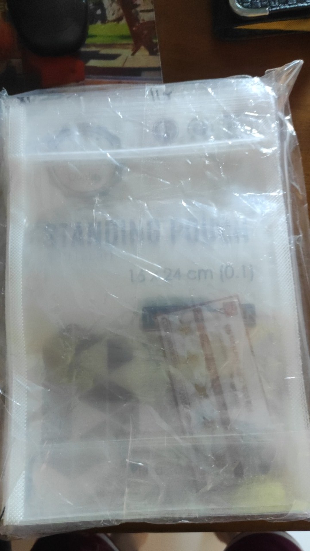 Plastik Standing Pouch / Plastik Makanan Kemasan Berdiri 16 X 24 Cm