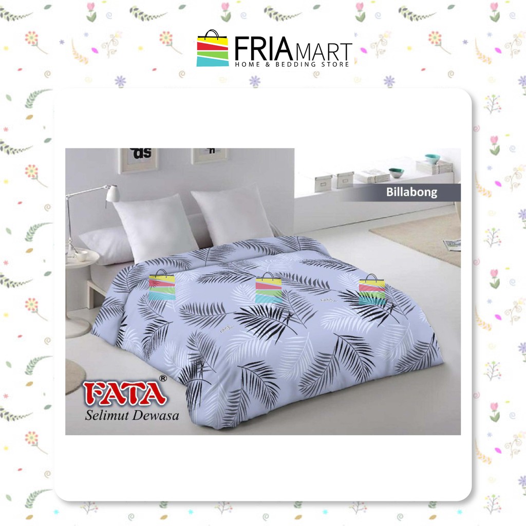 FATA Selimut Bulu 200x200 JUMBO Motif Dewasa Minimalis Murah bagian ke-2 FRIAmart-BILLABONG