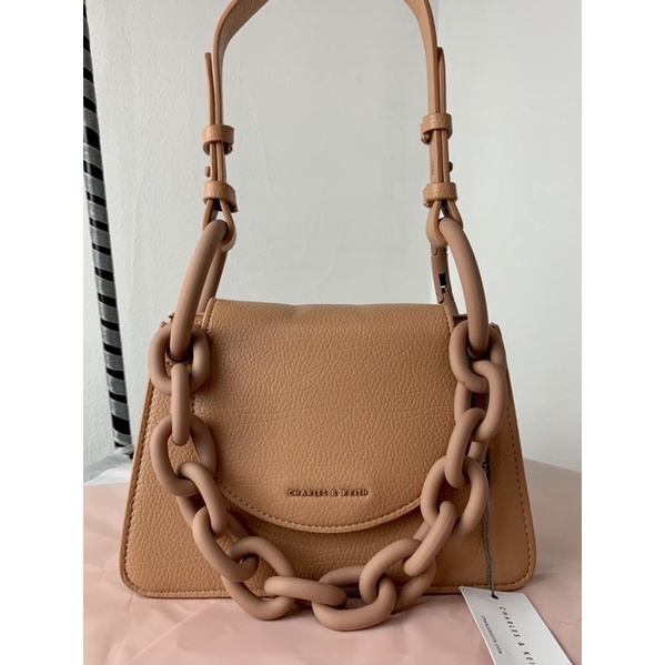 CK Chunky Chain Link Shoulder Bag