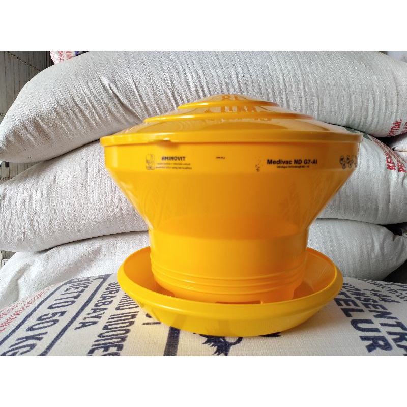 DOC FEEDER 3 KG Medion Tempat Ransum Makan Ayam Kecil