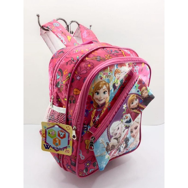 Ransel Sekolah Paud/ TK / SD kecil Willy+ Dompet 13inch