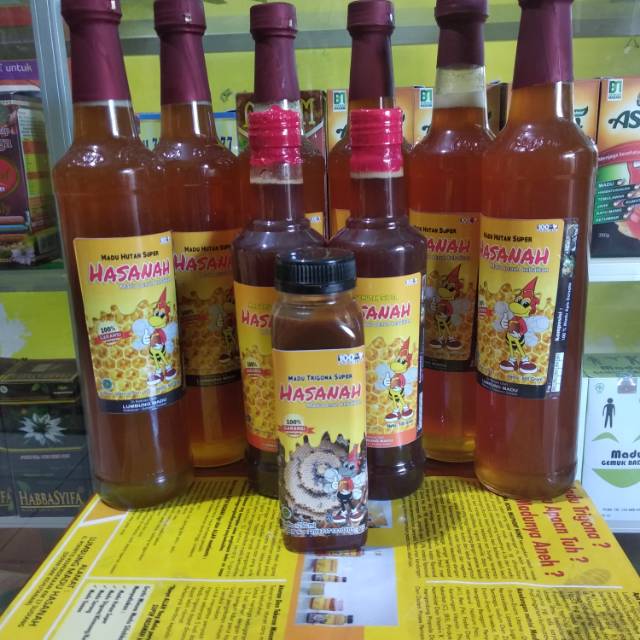 

Madu asli brand hasanah