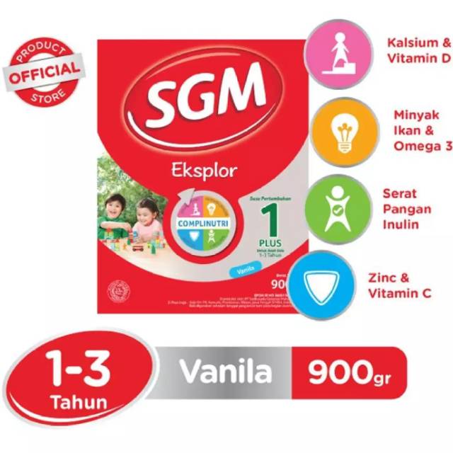 SGM Eksplor 1+ / 3+ ( 900gram )