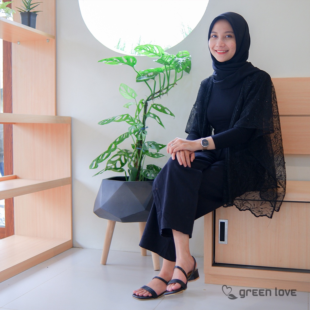 Green Love heels DEALOVA