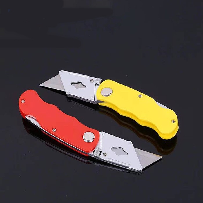 

Pisau Cutter Lipat, Foldable Cutter Knife refil isi 3 PCS