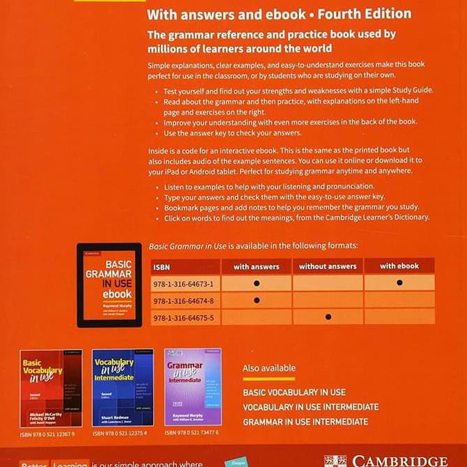 Cambridge Basic Grammar in Use 4th Edition with CD BI820
