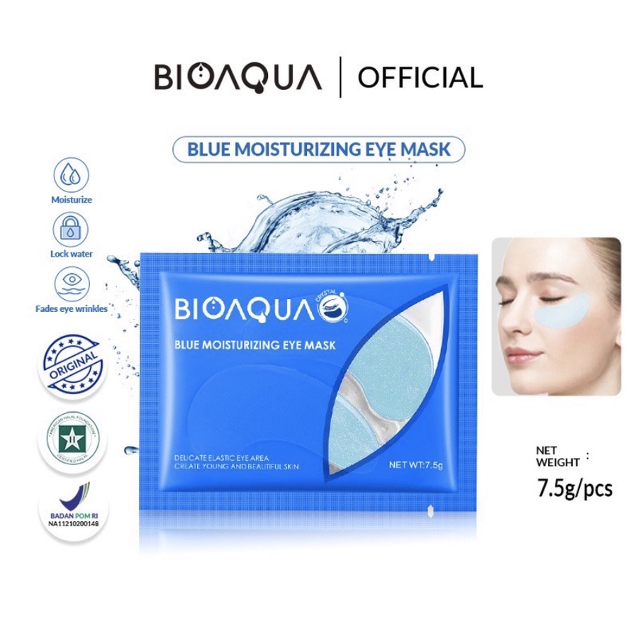 BIOAQUA Moisturizing Eye Mask 7.5g / Masker Pencerah Mata Eye Patch Masker Mata Panda READY BPOM