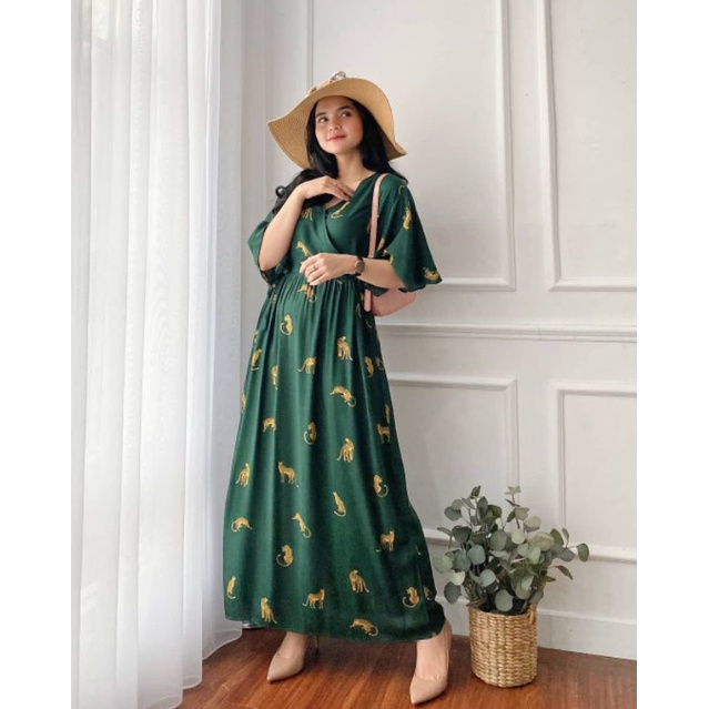 Daster Jumbo Model Kimono Busui Tali Samping Kekinian BEST Seller Kareen Dress