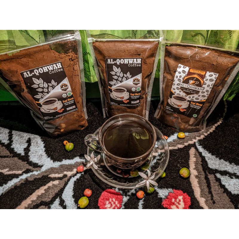 

Kopi BUBUK | HITAM | LELET Bubuk murni100% asli jollong pati AL Qohwah